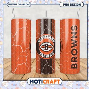 Cleveland Browns Tumbler Set, Perfect for Game Day Fans