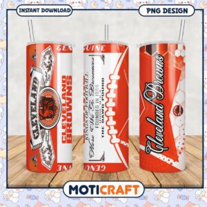Cleveland Browns tumbler set, perfect for fans and collectors