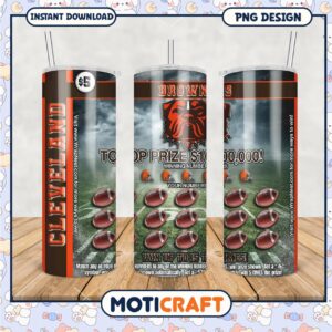 Cleveland Browns tumbler png, win up to 100000 dollars today