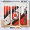 Cleveland Browns tumbler design for fans, show your team spirit
