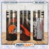 Cleveland Browns tumbler design for fans, perfect for game day use