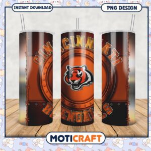 Cincinnati Bengals tumbler, perfect for sports fans and collectors