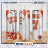 Cincinnati Bengals tumbler design features team colors, great gift idea 2 Cincinnati Bengals tumbler design features team colors, great gift idea