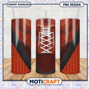 Cincinnati Bengals Sneaker Tumbler Design, Perfect for Fans