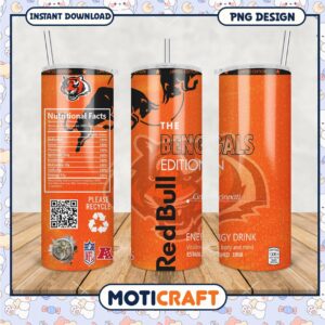 Cincinnati Bengals Limited Edition Tumbler PNG, Perfect for Fans