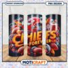 Chiefs Forever Tumbler PNG Design, Perfect for Football Fans