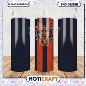 Chicago Bears Tumbler PNG Design Chicago Bears Tumbler PNG Design