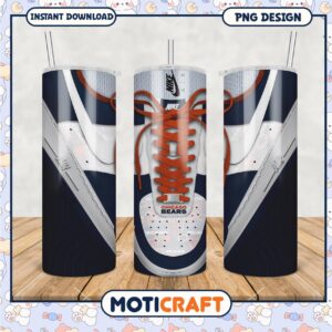 Chicago Bears Nike Tumbler Design, perfect for sports fans everywhere