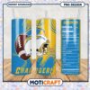 Chargers Fan Tumbler Design, Perfect for Game Day Enthusiasts