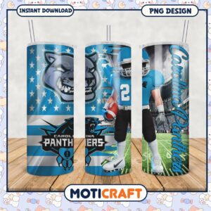 Carolina Panthers tumbler designs for football fans Carolina Panthers tumbler designs for football fans