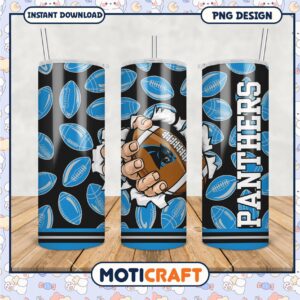 Carolina Panthers tumbler design Carolina Panthers tumbler design