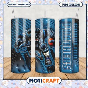 Carolina Panthers tumbler design for fans Carolina Panthers tumbler design for fans