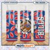 Buffalo Bills Tumbler with Football Design, Perfect for Fans