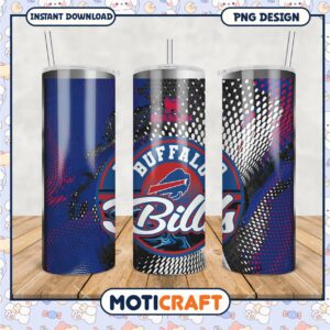Buffalo Bills Tumbler PNG, stylish design for sports enthusiasts