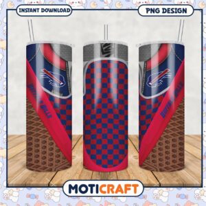 Buffalo Bills tumbler design, stylish and functional for fans