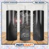 Buffalo Bills tumbler design with sleek black features, perfect for fans