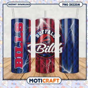Buffalo Bills tumbler design perfect for fans, showcase your team pride