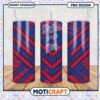 Buffalo Bills tumbler design in red and blue colors, perfect for fans 2 Buffalo Bills tumbler design in red and blue colors, perfect for fans