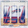 Buffalo Bills tumbler design for NFL fans, stylish and durable drinkware