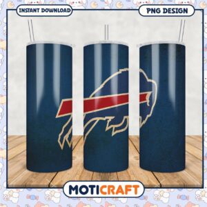 Buffalo Bills tumbler design for fans, stylish and functional drinkware
