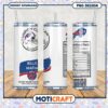 Buffalo Bills Mafia tumbler, spiked sparkling water design