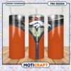 Broncos themed tumbler for sports fans, perfect for game day drinks 1 Broncos themed tumbler for sports fans, perfect for game day drinks