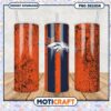 Broncos Striped Tumbler PNG Design, Perfect for Fans and Gifts
