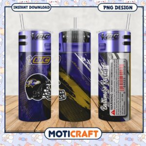 Baltimore Ravens tumbler, stylish design for fans and collectors