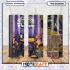 Baltimore Ravens tumbler featuring bold character designs, perfect for fans