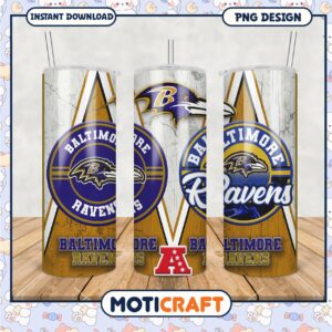 Baltimore Ravens Tumbler Design