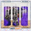 Baltimore Ravens tumbler design features a fierce gorilla, perfect for fans