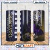 Baltimore Ravens tumbler cup design, perfect for coffee lovers