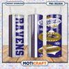 Baltimore Ravens holiday tumbler design, perfect for fans and gift giving