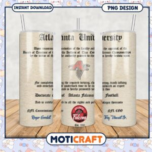 Atlanta University Tumbler, Unique Drinkware for Fans and Collectors