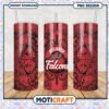 Atlanta Falcons Tumbler with Floral Design, Perfect for Fans