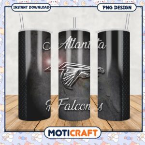 Atlanta Falcons tumbler design for fans, stylish and durable drinkware