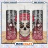 Atlanta Falcons Skull Tumbler PNG, unique design for fans