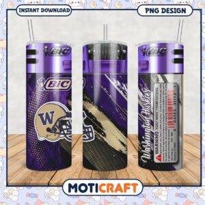 Washington Huskies Tumbler PNG Design for Fans