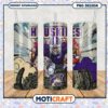 Washington Huskies Football Tumbler PNG Design Art