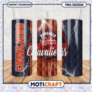 Virginia Cavaliers Tumbler PNG for Fans and Collectors