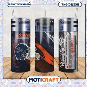 Virginia Cavaliers Tumbler PNG Design for Fans