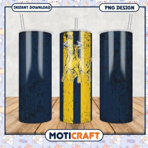 Vintage Bull Tumbler PNG Design for Custom Drinkware