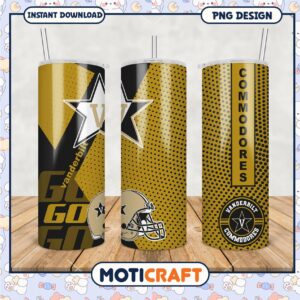 Vanderbilt Commodores Tumbler PNG for Fans and Collectors