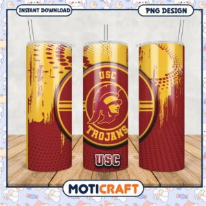USC Trojans Tumbler PNG Design for Sports Fans