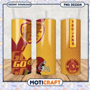 USC Trojans Tumbler PNG Design for Fans and Gifts