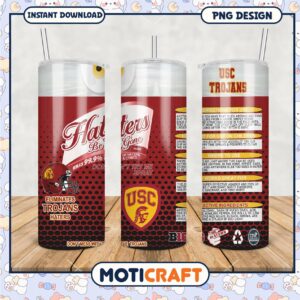 USC Trojans Haters Be Gone Tumbler PNG Design
