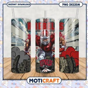 UNLV Rebels Football Tumbler PNG Design 2023 UNLV Rebels Football Tumbler PNG Design 2023