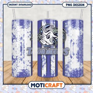 UNC Tar Heels Tumbler PNG