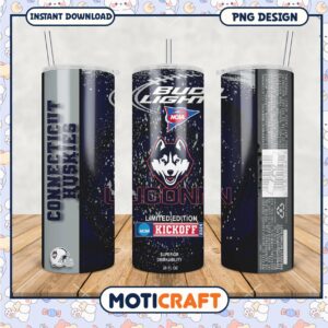 UConn Huskies NCAA Tumbler PNG Limited Edition Design