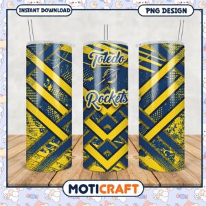 Toledo Rockets Tumbler PNG Design for Fans and Gifts